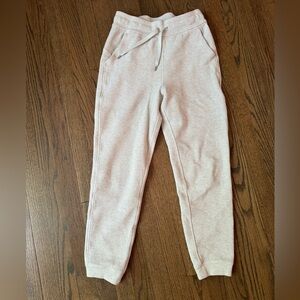 Lululemon warm down mid-rise bubble dot textured stretchy lounge jogger pant 4